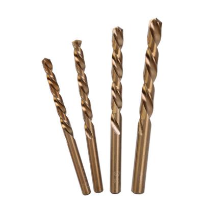 China Metal Drilling Worker Length DIN338 HSS Cobalt Drill Bit For Hardened Metal Stainless Steel Iron Drilling for sale