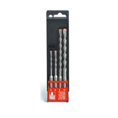 China Masonry Drilling 4 Pcs SDS Plus Massory Drill Bit Set In Plastic Box for sale