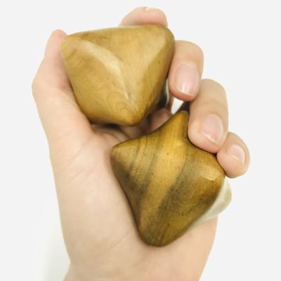 China hot sale 6points hand massage wooden tool polygon wood therapy massage tools hand held wood massage tool for sale