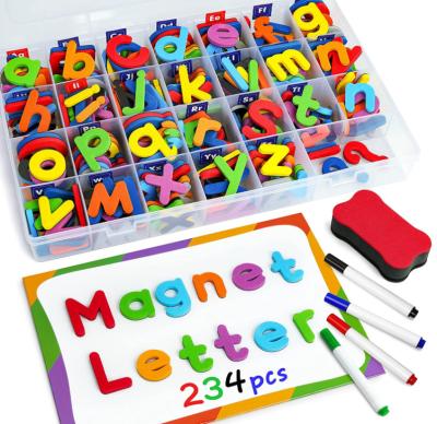 China Hot Selling Custom Magnetic Letter Amazon EVA Alphabet Letters and Numbers for Kids Education for sale