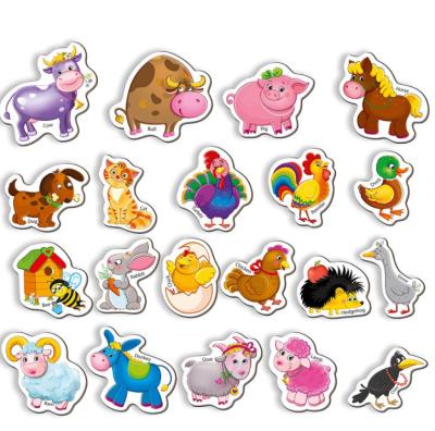 China Fridge Magnets Animal Kids Foam Animal Farm Fridge Educational Toys For Children for sale