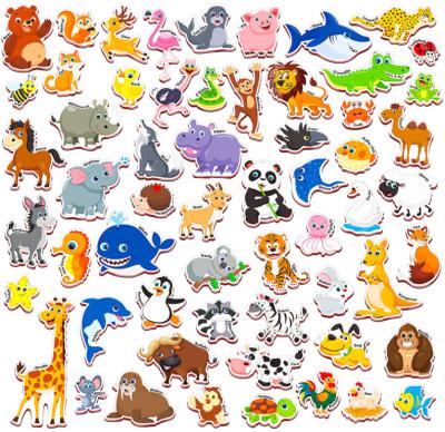 China WHOLESALE ANIMALS ANIMALS FARM ZOO animals 59PCS SMOOTH FRIDGE MAGNET for sale