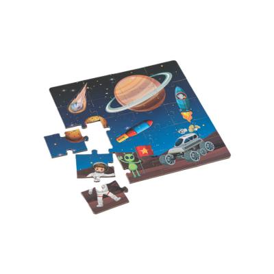 China Space Eco-friendly Material Educational Theme Jigsaw Puzzle Toys Kids Magnetic Puzzle Book for sale