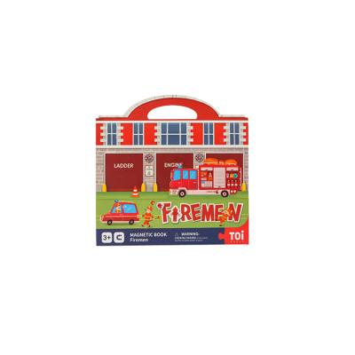 China Kids Eco-friendly Material Educational Toys Puzzle Book Magnetic Fire Series for sale