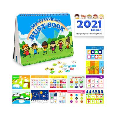 China Preschool Eductional Toys Custom Harmless Educational Toys My Preschool Busy Book for Preschool Kids for sale