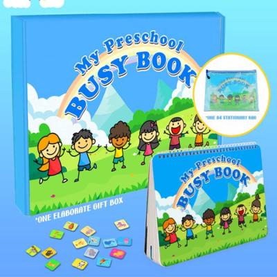 China Eductional Preschool Toys 2022 New Design Animal Baby Early Educational Learning My Preschool Busy Book for sale