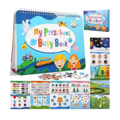 China Preschool Eductional Toys Children's Educational Puzzle Set Montessori Enlightenment Early Learning Toys My Preschool Busy Book for sale