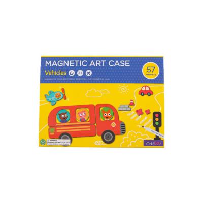 China New Eco-friendly Material Creative Magnetic Vehicles Games Box Educational Toy For Kid for sale