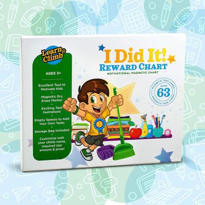 China Train the Behavior Custom Magnetic Dry Chart Kids Calendar Erase Planner Weekly Daily Reward Chart for sale