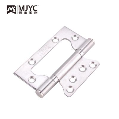 China Contemporary Popular Design 4 Inch 304 Stainless Steel Flush Door Submother Wooden Butterfly Hinges for sale