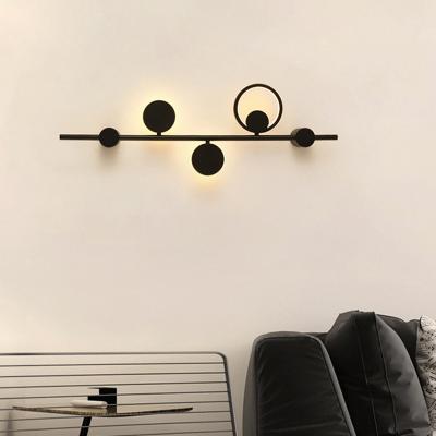 China Wholesale Modern European Gold Wall Lamp Factory 2 Heads 3 Black Decorative Wall Lamp Light For Living Room Metal Wall Lamp for sale