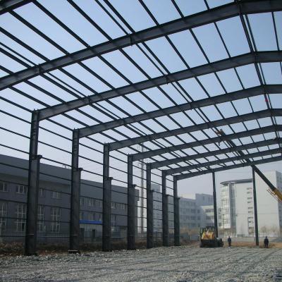 China Prefabricated Design Large Span Steel Frame Shed Q235 Q345 Q355 for sale