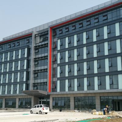 China Hospital Building Aluminum Glass Curtain Wall Facade Modern Design for sale