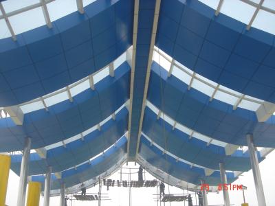 China Steel Truss Roof Structures using Q235 Low Carbon Steel for Toll and Railway Stations | Durable and Reliable Solutions for sale