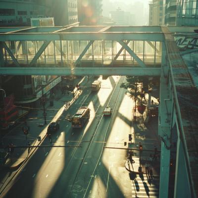 China Stalen trussysteem voor voetgangersbruggen over straten Veilige en efficiënte transportoplossingen Te koop