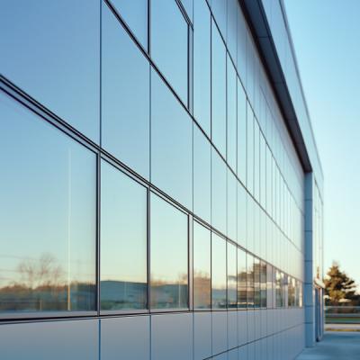 China Light Grey Aluminium Curtain Wall For Large Hospitalization Buildings Style And Durability for sale