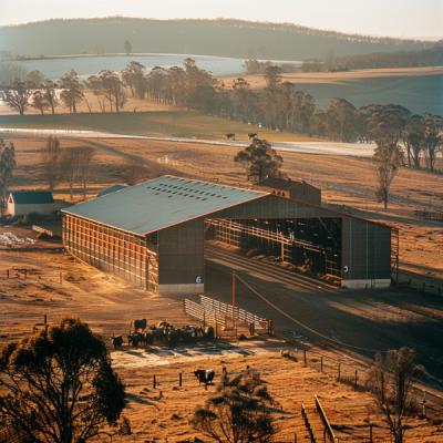 China Steel Portal Frame For Cow Sheds Enhancing Livestock Comfort And Productivity for sale