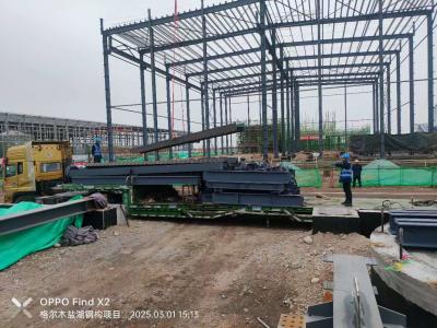 China Customized Color Steel Structure Portal Frame For Industrial Commercial Application warehouse shopping mall for sale