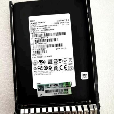 China SSD Good Price P19934-002 Original HPE 960GB SATA 6G Read Intensive SFF (2.5in) SC SSD P05321-001 for HPE Server G9/G10 for sale