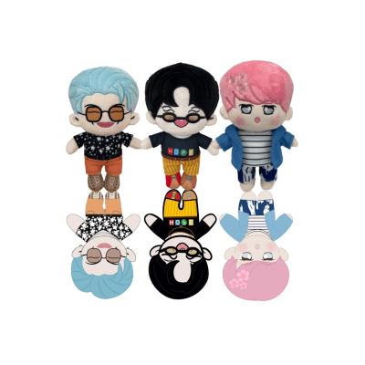 China Fabric For Fans 20CM Kpop Collectable Custom Star Clothes Style Celebrity Music Band Korean Idol Toys Dolls for sale