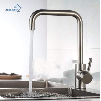 China Quality Thermostatic Faucet Faucets Cartridge 304 Stainless Steel Water Faucet Mixer Kitchen Ceramic Faucet For Sink for sale