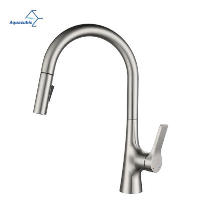 China Commercial Modern Electric Faucets Farmhouse RV Stainless Steel Kitchen Faucets With Pull Down Sprayer Fregadero Llave Cocina for sale