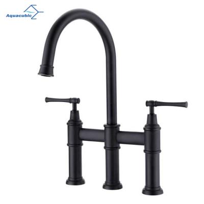 China Amazon hot sale modern pull down sprayer kitchen faucets pull down copper tube deck kitchen faucet for sale