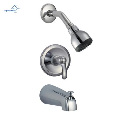 China Without Slide Bar Aquacubic Hidden Balance Tub and Shower Mixer Faucet Kit for sale