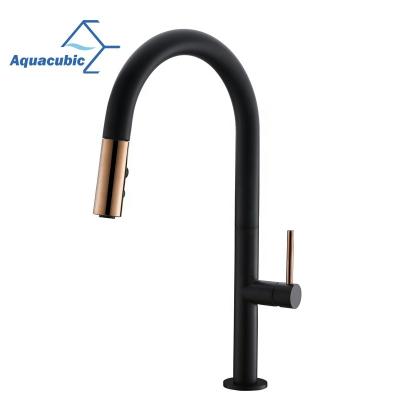 China High End Sense Faucets Aquacubic American Cupc Certified Pull Down Kitchen Faucet for sale