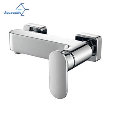 China With Slide Bar Aquacubic Kaiping Modern Wall Concealed Shower Faucet Set for sale