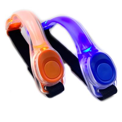 China Hot Selling Outdoor Waterproof Night Arm Safety LED Bicycle Light Running Warning Wristband Arm Light Led Armband for sale