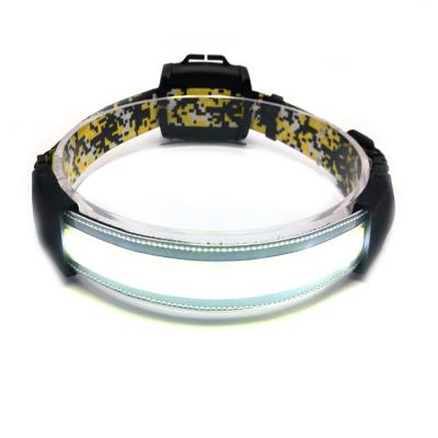 China Factory Wholesale USB Headband Headlight Torch 5watt Rechargeable COB Camping LED NEW 500 Lumens Wide Beam Headlamp for sale