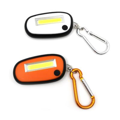 China Emergency High Bright Plastic Key Chain Cob Led Light 1watt Cob Led Key Chain Light for sale