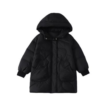 China Long concise custom convenient and practical regular down jacket for girl down jacket for sale