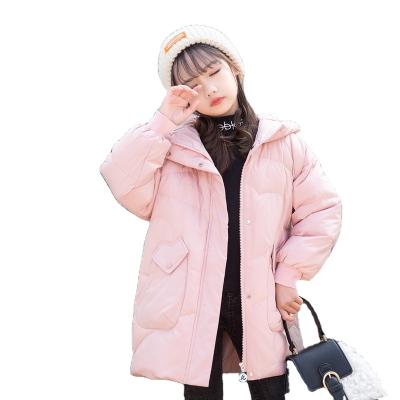 China Good Customization Regular Soft Surface Support Zipper Kids Plaid Hooded Jacket Down Coats for sale