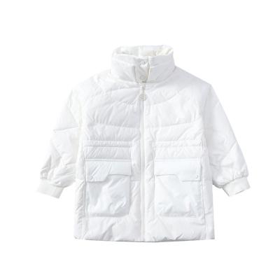 China Oversized Thick Puff Color Regular Light Waterproof Jackets Shine Long Out Down Jacket For Girls for sale