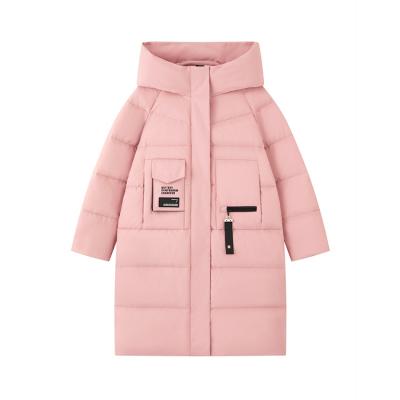 China Good Quality Regular Suit Child 90% Duck Overall Winter Coat For Girls Down Jackets for sale