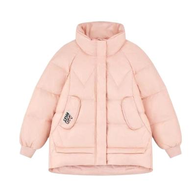 China Regular Custom 2022 Selected New Fabrics Kids Winter Coats Girl Down Jacket for sale