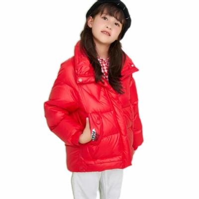 China China supplier regular fine designer brand kids girl winter quilting coat cropped down jacket for sale