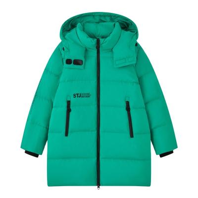 China Blazer Factory Price Cool Wind Soft Lightweight Children Long Down Jacket for sale