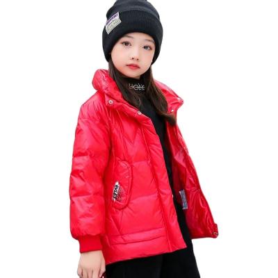 China Regular Competitive Price Dyeing Even Customized Logo Hot Protection Printed Feather Stripper Jacket Bottom Kid Overcoat Coats for sale