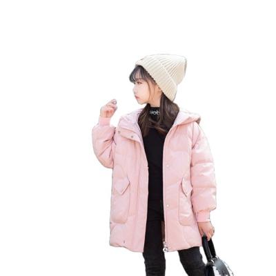 China Pretty and colorful regular feel kids hood delicate duck down jacket for sale