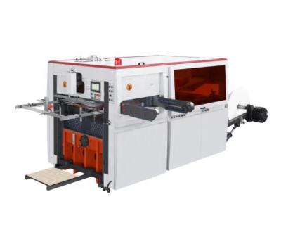 China Factory High Speed ​​Automatic Paper Box Plate Tray Dish Cardboard Roll Paper Die Cutting Machine for sale