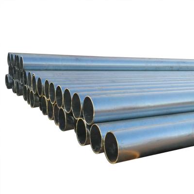 China Structure Pipe ASTM A106 A36 A53 MS ERW Steel Pipe Hollow GI Hot Dip Galvanized Steel Pipe for sale