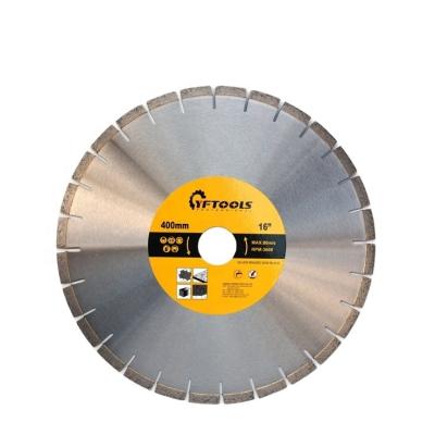 China . High Speed ​​Straight Edge 400mm Use 16inch Smooth Professional Diamond Saw Blade 16 Inch Welded Diamond Cutting Disc Saw Blade For Granite Marble Stone for sale