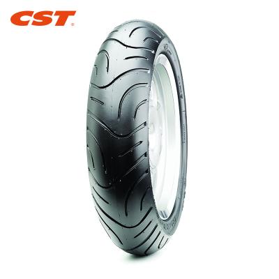 China Outstanding Cornering Stability CST Traction Riding Functional Stability 120/70 -12 C6513 51J TL Motorcycle Rubber Tires for sale