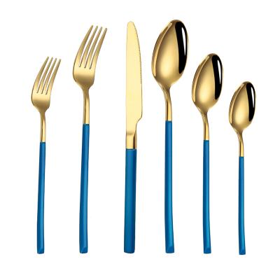 China Viable Luxury High Quality Wholesale Royal Metal Fork Knife Flatware Stainless Steel PVD Royal Metal PVD Metal for sale