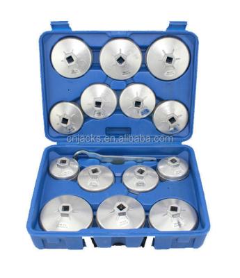 China 15PCS Cap Type Oil Filter Wrench Set--- Auto Repair Tool 53*36*46cm for sale