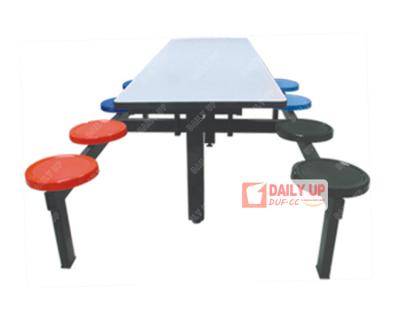 China Restaurant set furniture space saving restaurant dining table and chair set school cafeteria furniture cheap for sale