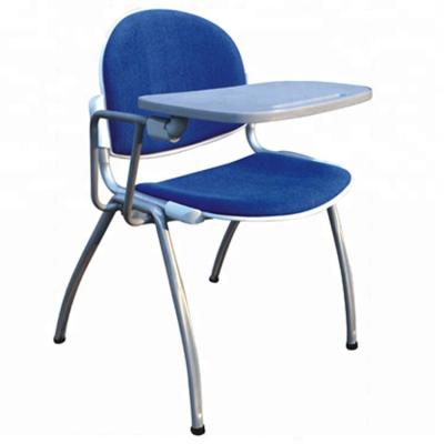 China School Chair Training Chair With Registration Board Fabric Upholstery Outlining Chair Institutional Hall Chair for sale